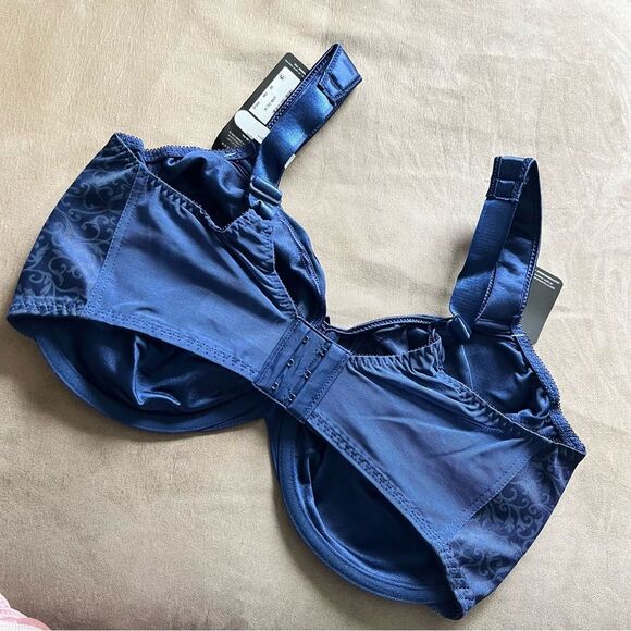 NWT Bali 3562 Full Figure Comfort-U Satin Tracings Minimizer Bra Size 38G - Picture 3 of 6